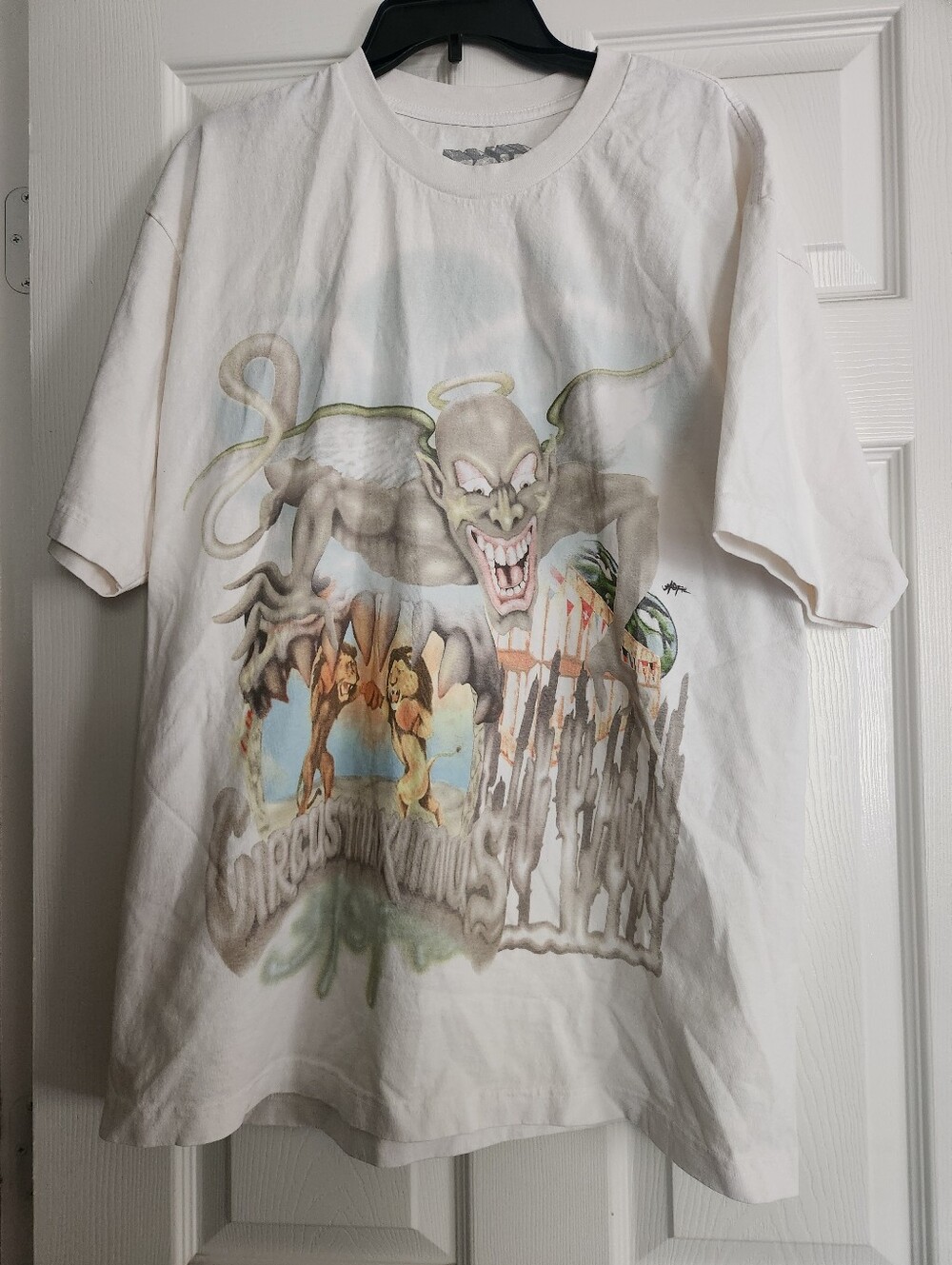 Travis Scott Circus Maximus Europe Tour 2024 Tee – Off-White – XL